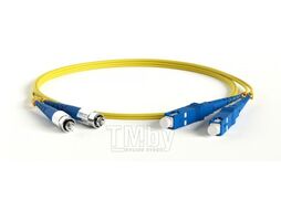 Патч-корд оптический TWT, дуплексный, SC/UPC-FC/UPC, SM, 2.0 м TWT TWT-2SC-2FC/SU-2.0