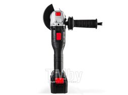 Шлифмашина угловая аккумуляторная TECHNIC 125 мм, 20В, 2*4Ач, 1000Вт RUNTEC RT-AG1000T