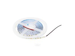 Лента светодиодная - 9,6W/m, 12V, 5мм, 2835, 120 д/м, IP20, теплый белый (3000K), узкая - 5м, AKS