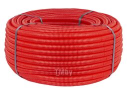 Труба гофрированная ПНД d 25 с зондом легкая красная TDM SQ0413-0033