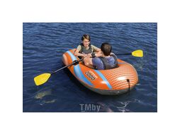Лодка надувная Kondor 2000 с веслами и насосом 185х97х38 см, Bestway 61142