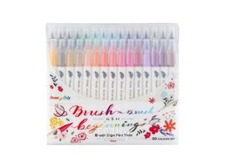 Маркер-кисть "Brush Sign pen twin", 30 шт Pentel SESW30C-30