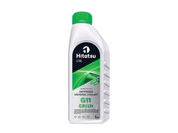Антифриз зеленый Universal Coolant G11 GREEN 1кг готовый, (от -45 до +130 150.000км) HOAT HITATSU AFHG1
