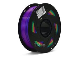 Филамент CM-FILPLAST013PkBY Crown PLA Silk тройной 1.75 1кг розовый-синий-фл.жёлтый