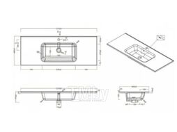 Тумба с умывальником BelBagno KRAFT-1200-4C-SO-2-RNN + BB1200-2-ETL