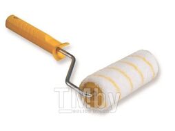 Валик нитяной 25см D48 (бел.с желт.пол.) Baulux, ворс 12мм, ручка d8 Bauwelt 00061-024825