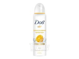 Антиперспирант аэрозоль ПРИКОСНОВЕНИЕ ПРИРОДЫ СВЕЖИЙ АРОМАТ ЦИТРУСА 150 мл Dove