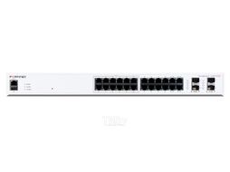 Коммутатор FortiSwitch-124F-POE 12GE + 12GE POE + 4 10G SFP+ Fortinet FS-124F-POE