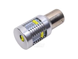 Комплект светодиодных ламп P21W 12V (с обманкой) T25 10SMD(2525) BA15s 360 SUPER WHITE (к-т 2шт. в блистере) CANBUS LED МАЯК 12T25/CAN07/2BL
