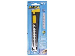 Нож металлический с выдвижным лезвием, автофиксатор, 18мм OLFA OL-ML