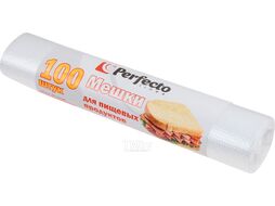 Мешки фасовочные для пищевых продуктов, 100 шт., PERFECTO LINEA 46-142180
