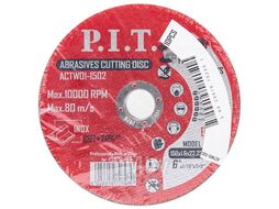 Диск отрезной по металлу 150x22,2x1,6 мм 10 шт в уп. PIT ACTW01-1502