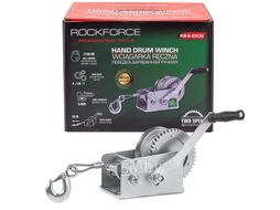 Лебедка барабанная ручная 1130кг RockFORCE RF-KB-S-2500