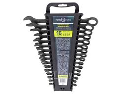Ключи комбинированные, набор 16пр. (6-19, 22, 24мм) FORSandTUNE FORSandTUNE-5161MP BLACK