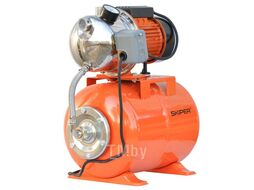 Станция водоснабжения автоматическая SKIPER JET1300M-PRO (1300 Вт, 3600 л/ч, 24 л, нерж)