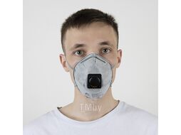 Респиратор JETA SAFETY JM-8626 формов. с клап. FFP2 (до 12 ПДК) (для сварки, с угольным фильтром, без индивидуальной упаковки)