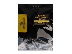 Адаптер HDD A-USB3-SATA3-2.5 Cablexpert USB3.2 Gen1 на SATA 2.5" HDD/SSD, Sata3, 5Гбит/с, длина 0.3м