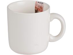 Кружка керамическая, 380 мл, серия ASIAN, белая, PERFECTO LINEA 30-380200