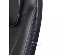 Кресло руководителя Бюрократ T-9923WALNUT светло-коричневый Leather Eichel кожа крестов. металл/дерево