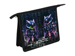 Папка для тетрадей А5 на молнии, картон/пластик "Robotic" (243*200*80мм) deVente 8056567