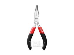 Длинногубцы мини изогнутые ADVANCE, 115 мм, сталь CR-V, 63HRC, пружина PIT HPLR06-0115B