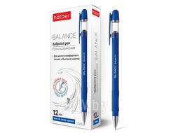 Ручка шариковая "BALANCE", 1.0мм, чернила на масляной основе, синяя Hatber BP_058655