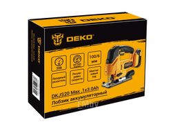 Лобзик аккумуляторный DKJS20 Max, 20В,1x3.0Ач Deko 083-1126