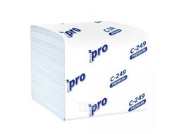 Бумага туалетная, 250 листов, 2 слоя, Instant, 100% целлюлоза PROtissue C249