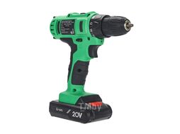 Аккумуляторная дрель-шуруповерт Green 20-Li Plus, 20В, 2х2.0 Ач Zitrek 083-1115