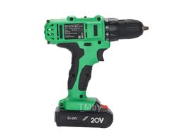 Аккумуляторная дрель-шуруповерт Green 20-Li Plus, 20В, 2х2.0 Ач Zitrek 083-1115