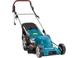 Газонокосилка электрическая MAKITA ELM 4620 (1800 Вт, шир. 460 мм, выс. 20-75 мм, стальн. корпус, мульчир. опц., травосборник 60 л)