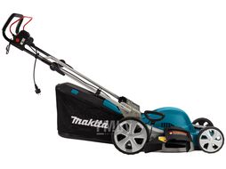 Газонокосилка электрическая MAKITA ELM 4620 (1800 Вт, шир. 460 мм, выс. 20-75 мм, стальн. корпус, мульчир. опц., травосборник 60 л)