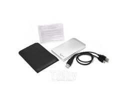 Внешний корпус 2.5" Gembird USB 2.0 SATA металл серебро EE2-U2S-41-S