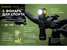 Фонарь Armytek Wizard C2 WG Magnet USB / F09201C (белый)