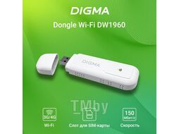 Модем 3G/4G Digma DW1960WH