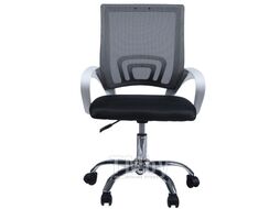 Офисное поворотное кресло Kingstyle AT-10 Onta WH Chrome (черный)