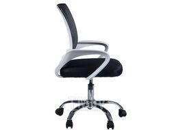 Офисное поворотное кресло Kingstyle AT-10 Onta WH Chrome (черный)