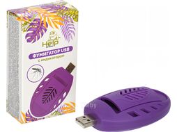 Фумигатор USB для пластин, с индикатором, Help 80554