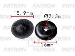 Клипса пластмассовая Audi, Seat, Skoda, Volkswagen применяемость: 0 PATRON P37-1644