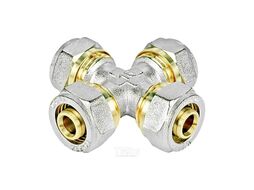 Крестовина обжимная VALFEX 20х20х20х20 K VF.341.N.202020