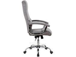 Офисное поворотное кресло Kingstyle SHL-8 Sane Velvet Chrome (серый)