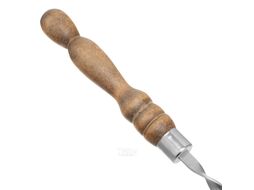 Шампур плоский, 650х10х2,5 мм, с деревянной рукояткой, нерж. сталь, Camping Palisad