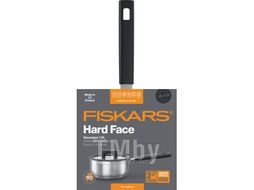 Кастрюля стальная с крышкой 1,8л/18см Hard Face FISKARS 1052239