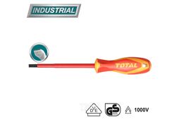 Отвертка шлицевая SL5,5 125 мм диэлектрическая TOTAL THTIS5125
