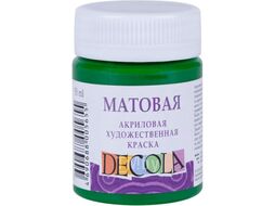 Краска акриловая матовая "Декола", 50 мл., банка Невская Палитра 14328722