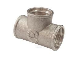 Тройник никелированный переходной VALFEX ВР 1"х1/2"х1" VF.750.N.100.012.100