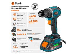 Дрель-шуруповерт Bort BAB-21S (93414912)