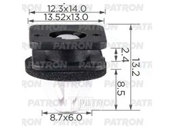Клипса пластмассовая Ford применяемость: Крепление молдингов PATRON P37-3639