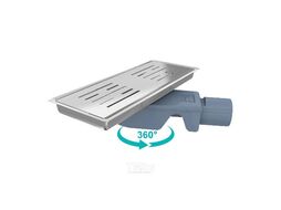 Трап линейный UNIQLINE BASE d50mm, 30cm сухой затвор Valtemo VLD-555130