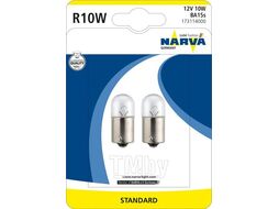 Комплект ламп накаливания блистер 2шт R10W 12V 10W BA15s NARVA 17311-S